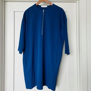 Everlane Japanese Go-Weave Cocoon dress, Blue
